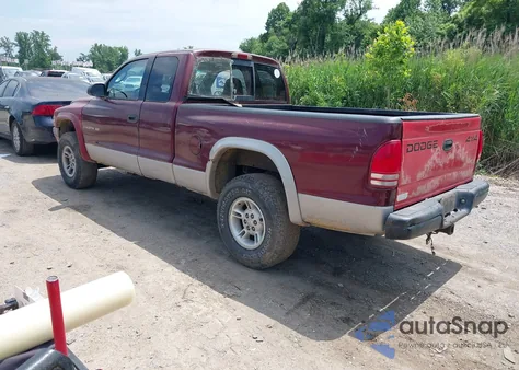 2000 Dodge Dakota Slt/Sport из США, поврежденный, VIN 1B7GG22N4YS732002